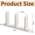 thumbnail image 2 of 4Pack Siding Closet Door Floor Guide Universal ABS Sliding Door Bottom Guide for 1-3/8Inch Thick Door Closet Door Guides, 2 of 7