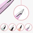 thumbnail image 3 of EXLEAF 2026 New 4Pcs Stainless Steel Tweezers Set,High-Precision Stainless Steel Material Eyebrow Plucking Tweezers,Precise Eyebrow Grooming Ergonomic Design Precision Tweezers,Dake Pink, 3 of 6