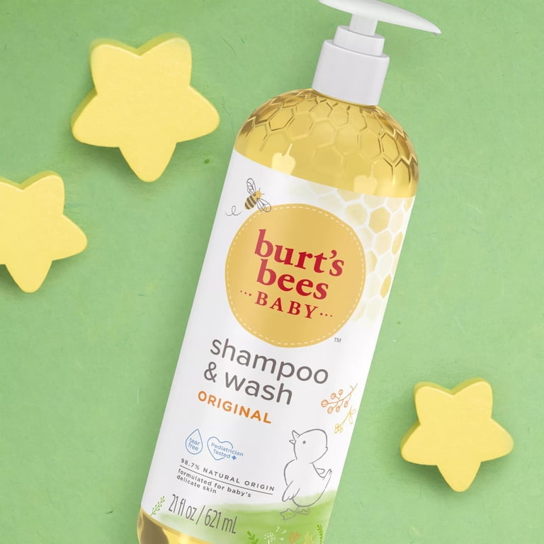 Burt's Bees Baby Shampoo and Wash, Original, 21 Fl Oz photo 8