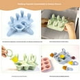 thumbnail image 2 of 6 Cavity Baby Teething Ice Cubes Maker Food Grade Silicone Freezers Molds For Soothing Gums, 2 of 12