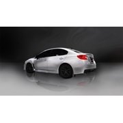 Corsa Performance 14857BLK Sport Cat-Back Exhaust System; Dual Rear Exit; 3 in. Dia.; Incl. Muffler/Pipes/Clamps/Twin 3.5 in. Black PVD Pro-Series Tips; Fits select: 2015-2018,2020 SUBARU WRX