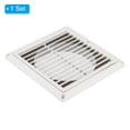 thumbnail image 3 of Uxcell Dryer Vent Cover Exterior Wall Exhaust Vent Air Grille Louvered Screen Mesh ABS Plastic for HVAC Kitchen Bathroom 6", 3 of 6