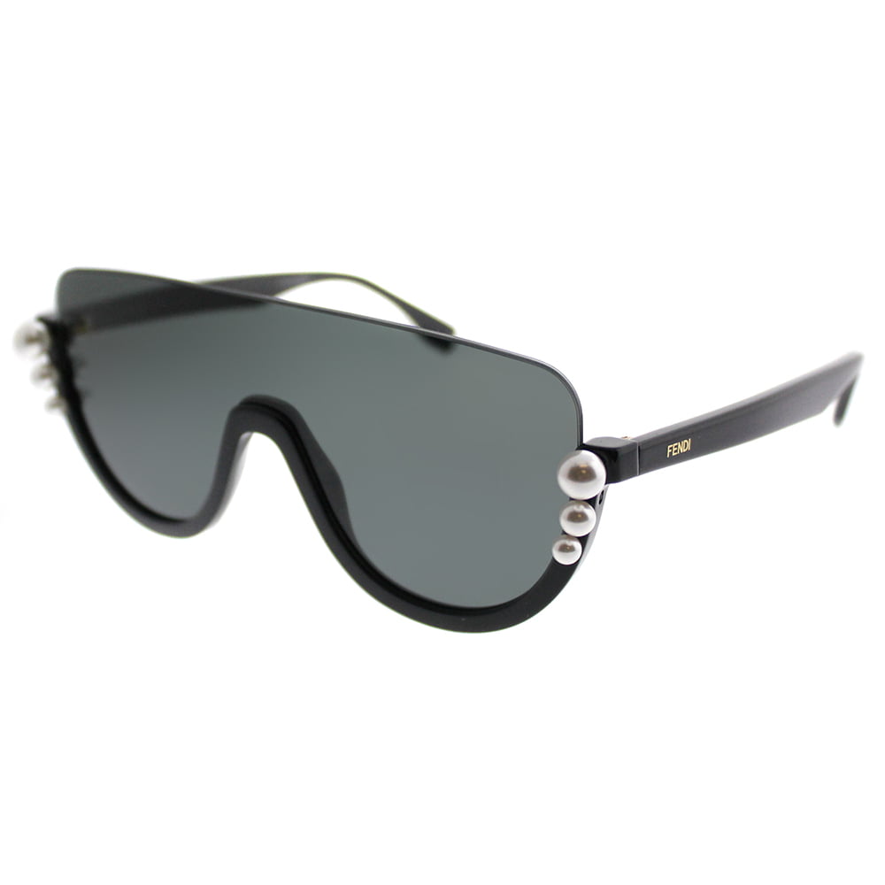 Fendi Ribbons And Pearls FF 0296 807 IR Womens Shield Sunglasses