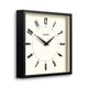thumbnail image 2 of Reloj de pared JONES CLOCKS® Retro cuadrado 25 cm negro, 2 of 8