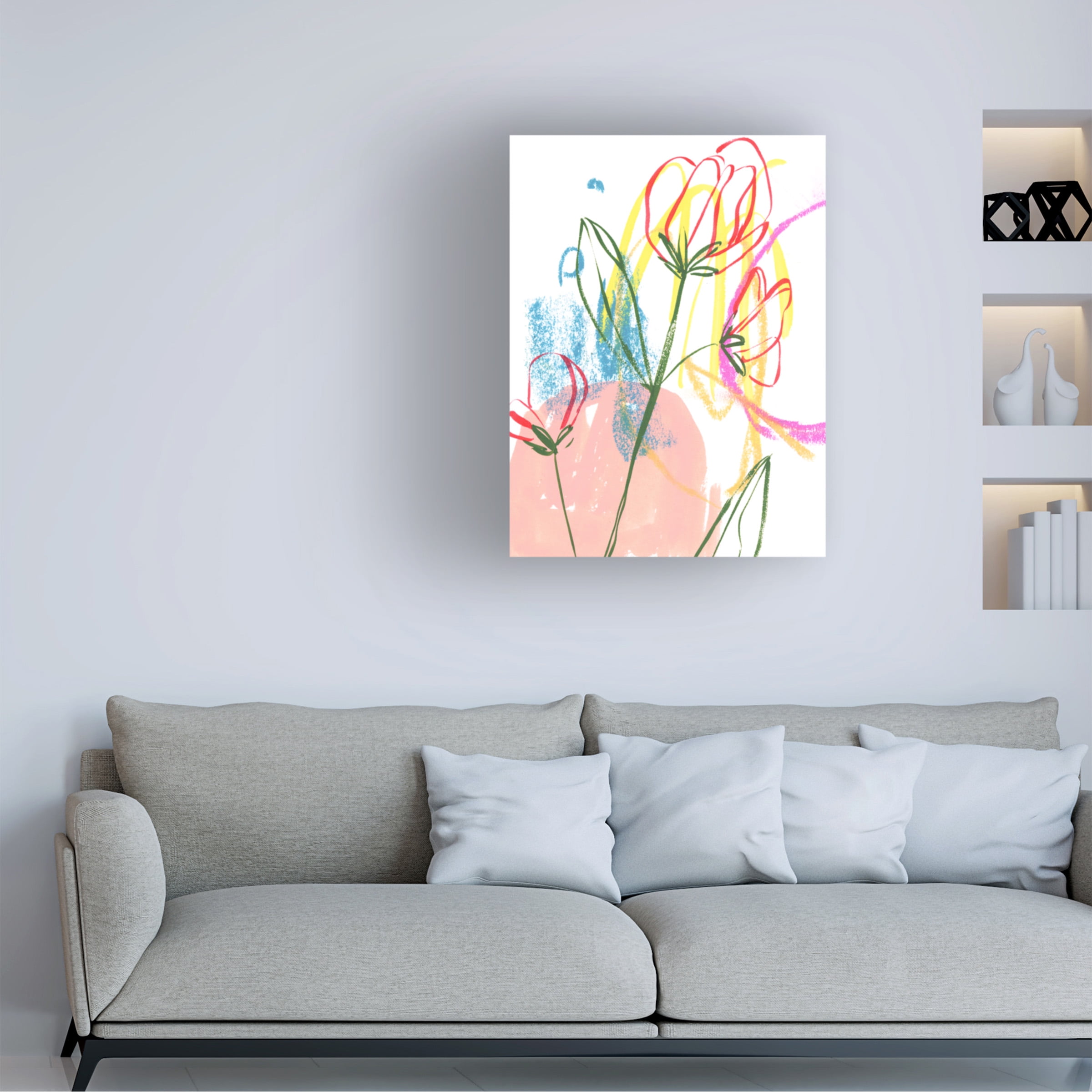 Melissa Wang 'Tulip Formation I' Canvas Art