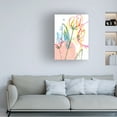 thumbnail image 3 of Melissa Wang 'Tulip Formation I' Canvas Art, 3 of 3