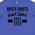 thumbnail image 4 of Inktastic North Dakota Awesome Since 1889 Youth T-Shirt, 4 of 5