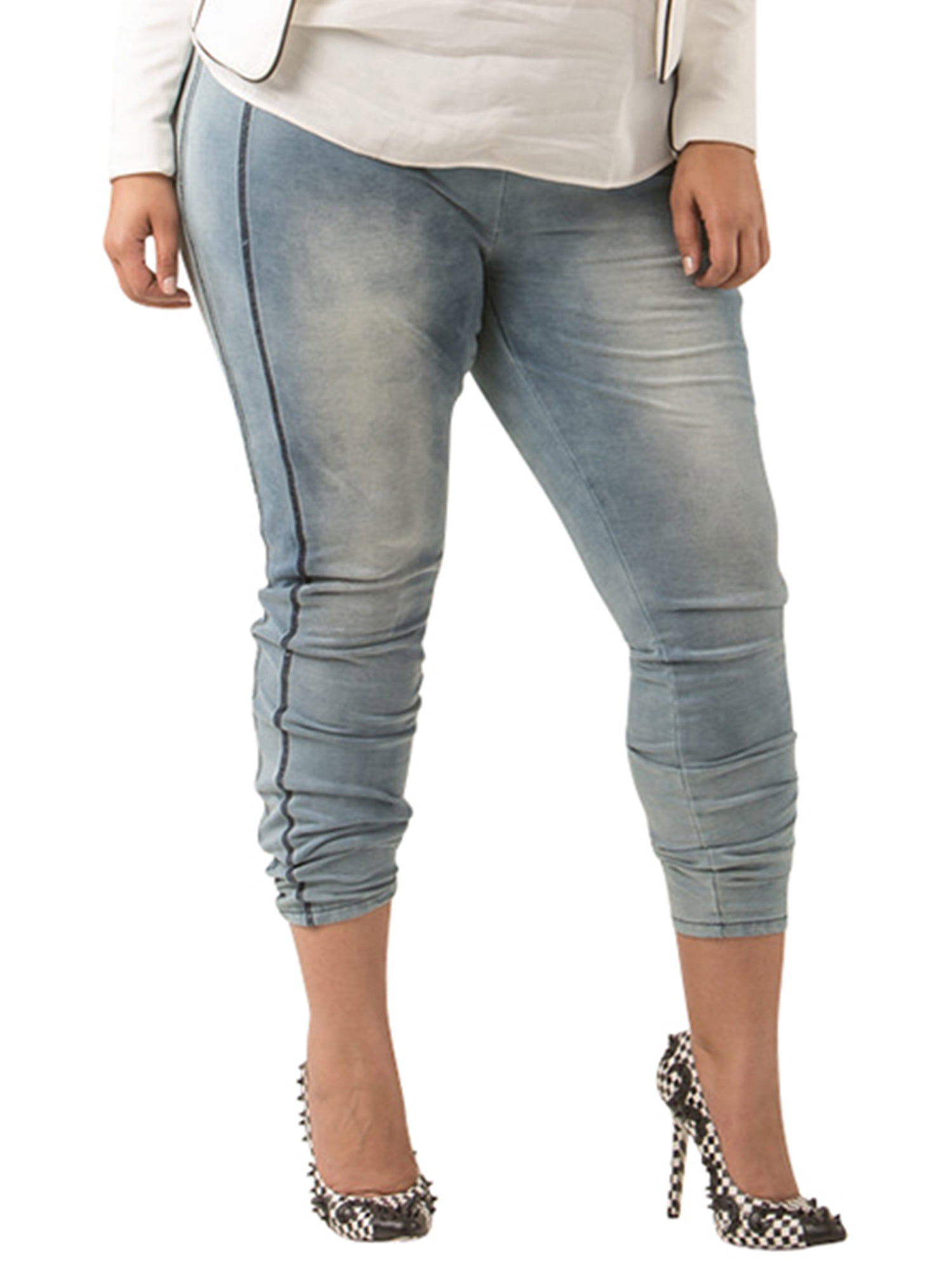 womens denim joggers canada