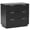 Black, variant on Oufan Fluted 4 Drawers Dresser, Modern Chest of Drawers, Bedside Cabinet, Wood Drawer Organizer for Bedroom, Living Room, Hallway, Entryway, White