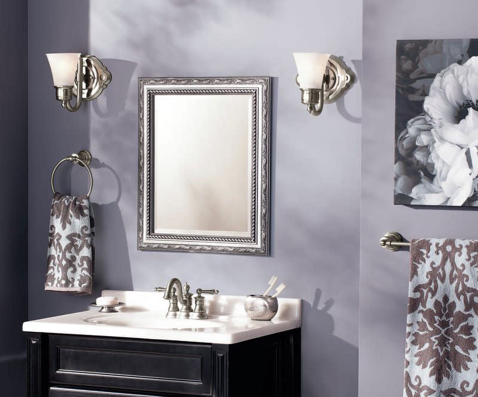 Moen Yb9861 9" Wide Victorian 1 Light Bathroom Fixture From The Waterhill Collection -