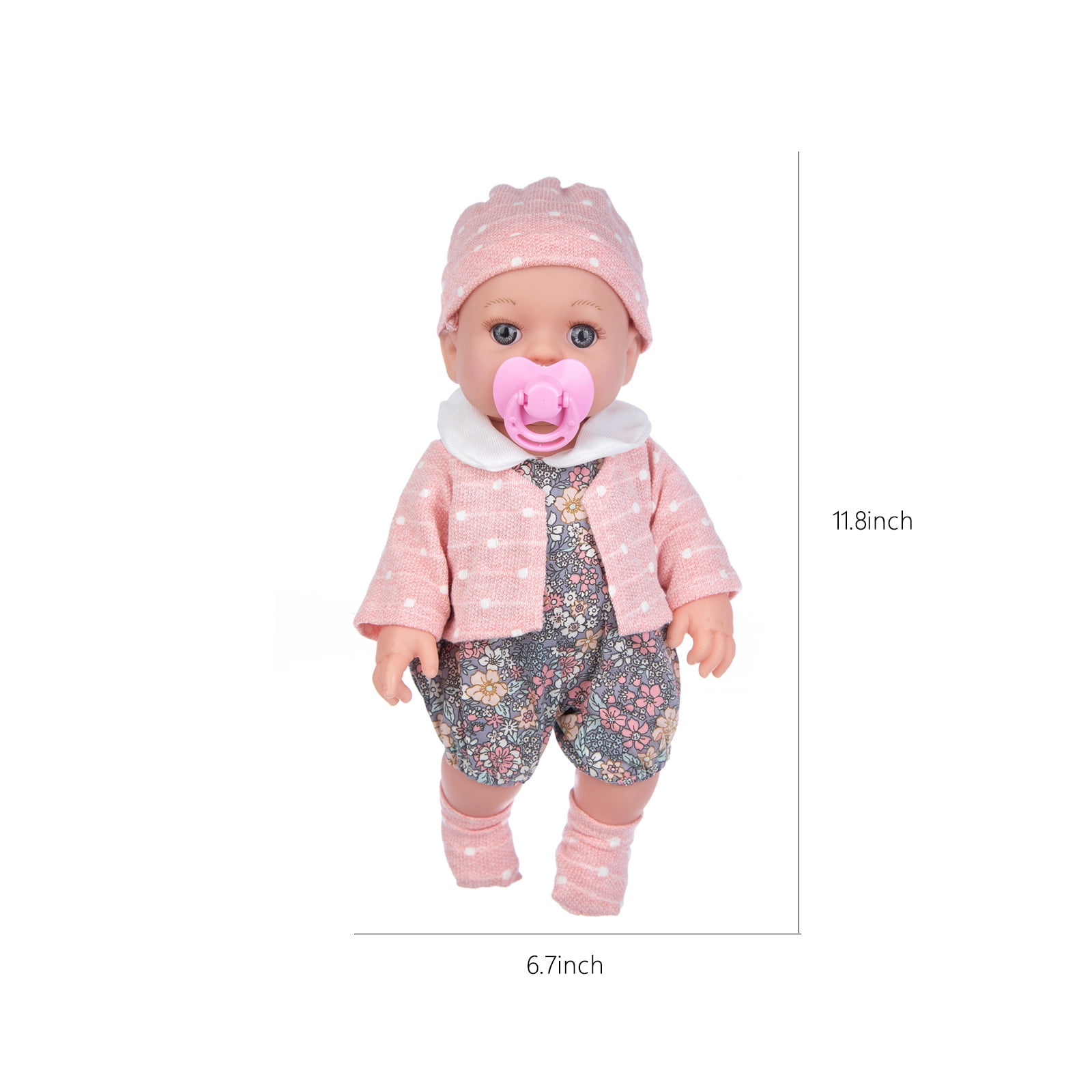 Cameland 12 Inch Soft Newborn Baby Dolls Vinyl Baby Dolls With Clothes Set Including Pacifier Realistic Doll Look Real Other