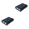 thumbnail image 1 of Injueey Divisor de salida portátil 2 en 1 Dispositivo para compartir impresoras USB Hub Plug and Play 2piezas Negro, 1 of 1