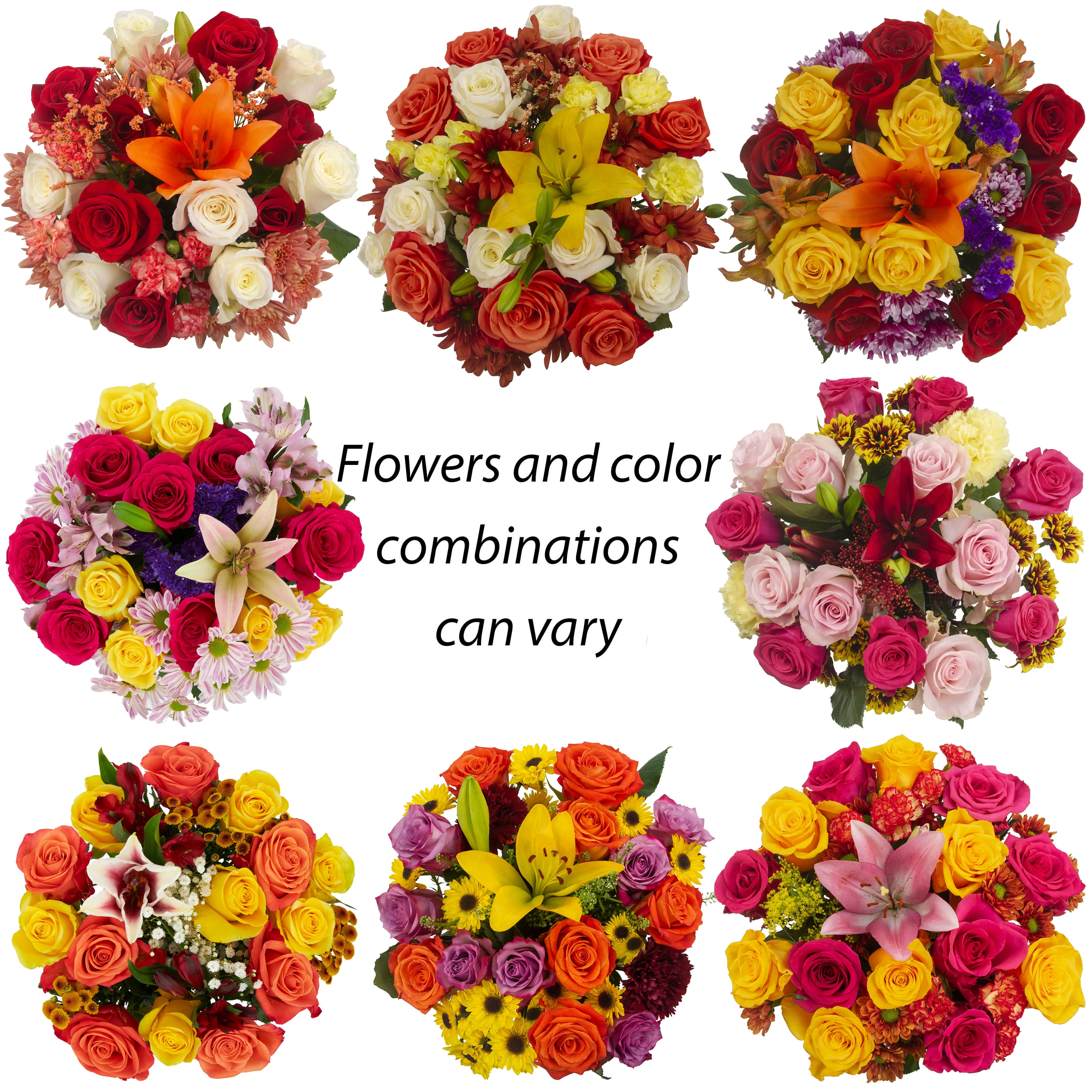 Premium Rose and Mixed Flower Bouquet Extra Large, Colors May Vary