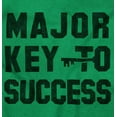 thumbnail image 2 of Major Key Success Motivational Zip Up Hoodie Men's Women's Brisco Brands 2X, 2 of 6