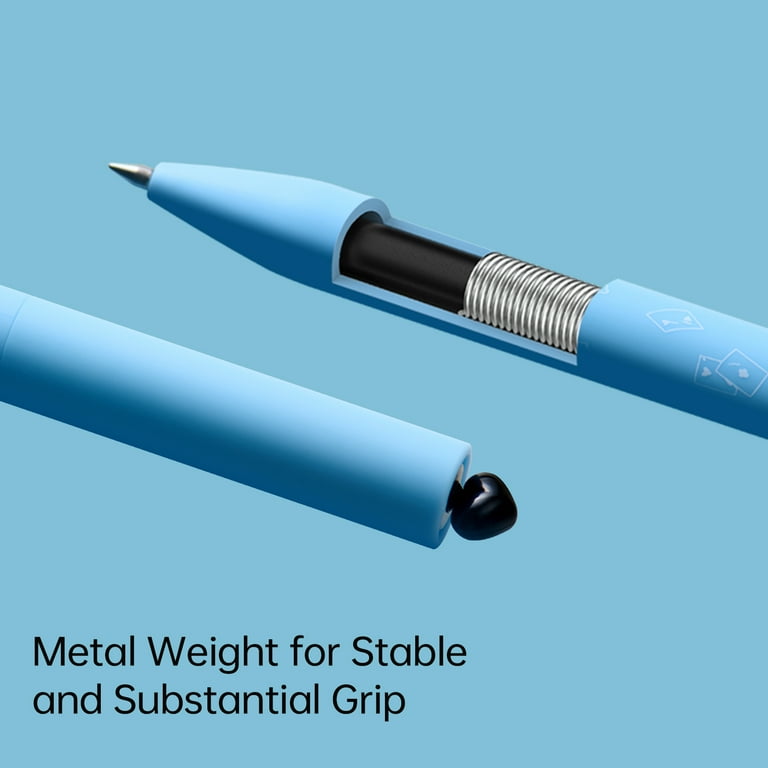 Kaco FIRST Gel Pens Cute Stationery Black Ink 4 Pieces Wonderland