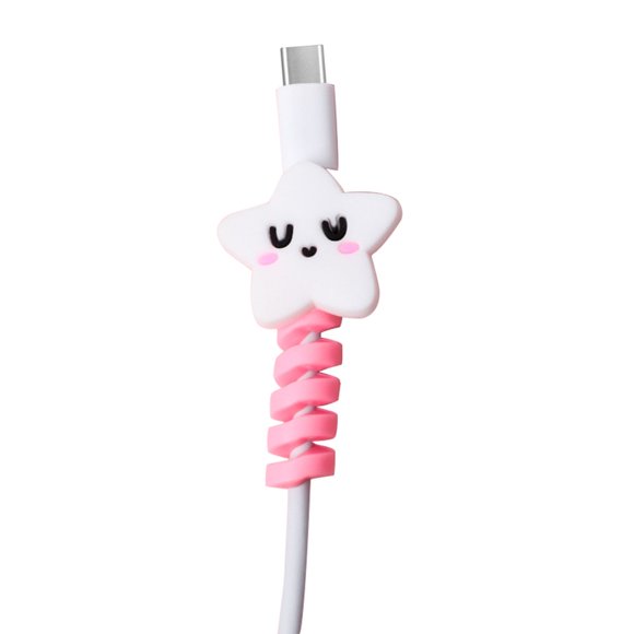 Cute Glossy Silicone Cable Case Organizer for Data Cord