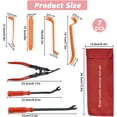 thumbnail image 5 of BUZIFU 7Pcs Auto Trim Removal Tool Clip Pliers Set Fastener Remover Plastic Pry Tool Auto Panel Trim Car Trim Tool Auto Interior Trim Disassemble Tools with Storage Bag for Car Door Panel Dashboard, 5 of 7