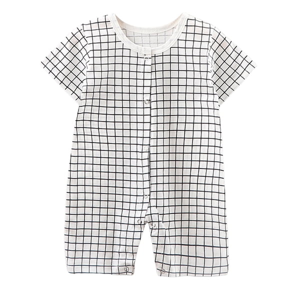 Toddler Romper Baby Boy One-Piece Infant Girl Cotton for 0-6 Months Infant Baby Suit Newborn Crawling Suit Short Sleeved Thin Coat Infant And Toddler Clothing