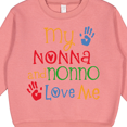 thumbnail image 3 of Inktastic My Nonna and Nonno Love Me Grandchild Toddler Sweatshirt, 3 of 4