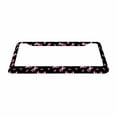 thumbnail image 2 of Sloboki Pink Ribbon License Plate Frame Universal Aluminum Metal Car Tag Holders Cars Decor, 2 of 5