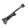 thumbnail image 3 of 15 PIN Sata Power Splitter 15Pin SATA Male 1 to 3/4/5/6 SATA Female Power Splitter Adapter Cable, 3 of 5
