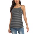 thumbnail image 7 of Attraco Womens Square Neck Tank Top Casual Camis Slim Vest, 7 of 7