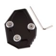 thumbnail image 2 of Almohadilla de extensión de para motocicleta FZ07 2013-2016 negra Negro Sunnimix Placa de extensión de Kickstand, 2 of 7