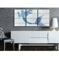 thumbnail image 2 of wall26 3 Piece Canvas Wall Art - Mother Mermaid and Baby Mermaid on Rustic Wood Background (Stye 1) - Modern Home Art Stretched and Framed Ready to Hang - 24"x36"x3 Panels, 2 of 4