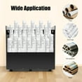 thumbnail image 6 of Blue Print Storage Organizer, 50 Slots Mobile Roll File Cart Blueprint Cabinet with Wheels File Storage Rack Roll Document Holder for Office and Home (Black), 6 of 18