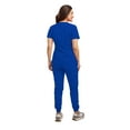thumbnail image 3 of Womens 7 Pocket Scrub Set V-Neck Top and Jogger Pant Medical Nursing Uniform, 3 of 7