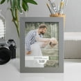 thumbnail image 6 of Modern Rustic Gray Solid Wood Picture Frame, 6 x 8, 6 of 8