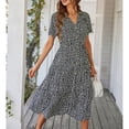 thumbnail image 2 of Vestido casual de verano para mujer, vestido de verano con escote en V profundo para mujer Vestido de verano con escote en V profundo para mujer Durabilidad probada en el tiempo, 2 of 6