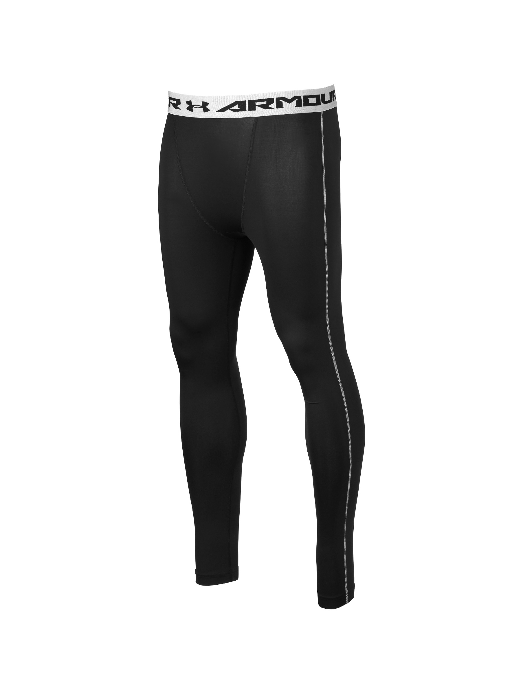 Under Armour Boys' Black HeatGear 3/4 Leggings - Hibbett