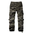 thumbnail image 3 of Pantalón cargo para hombre Match Wild, verde militar, talla 42, 3 of 5