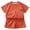 A307-Orange, variant on NIEWTR Toddler Boys Girls Short Sets Cotton Summer Outfits Short Sleeve T-Shirt Tops and Elastic Shorts Sets 2Pcs Pajamas & Dailywear Set (4-5 Years,Green)