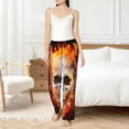 thumbnail image 4 of Sikiie Satanic Skull Women’s Ultra-Soft Comfy Lounge Pants Sleepwear Comfy Lounge Pants Drawstring Sleep Bottoms with PocketsLarge, 4 of 6
