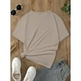 thumbnail image 4 of Womens Oversized T Shirts Loose Fit Crewneck Short Sleeve Tee Summer Tops for Women, 4 of 5