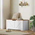 thumbnail image 2 of HOMCOM Storage Chest for Living Room, Storage Bench, 39.4"W, 2 of 10