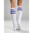 thumbnail image 4 of DOVACKA 1/3-Pack Retro Striped Knee High Tube Socks, Long Socks for Men Women, 4 of 6