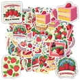 thumbnail image 4 of 35pcs-50pcs Cute Stickers Strawberry Pack Pastry Stickers Decorative Kids Stickers for Luggage Fridge Notebooks, 4 of 9