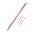 thumbnail image 2 of Tambour Crochet Hook with 3 Needles Embroidery Beading Knitting Tool DIY Tambour Pink, 2 of 7