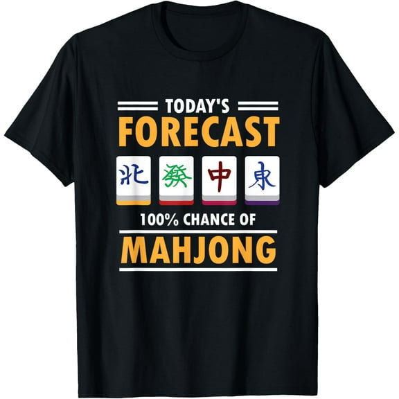 Playful Comfort Tee - Mah Jong 100% de chances de reussite Tees & Gifts Unisex-Adults Black Small Classic Fit Crew Neck Short Sleeve T-Shirt