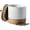 White, variant on Large Jar with Lid, Ceramic Coffee Container Kitchen Food Storage Jars with Airtight Lids for Spice Cookie Ground Coffee, Decorative Jars for Coffee Countertop, Bar Accessories- White 64 fl.oz