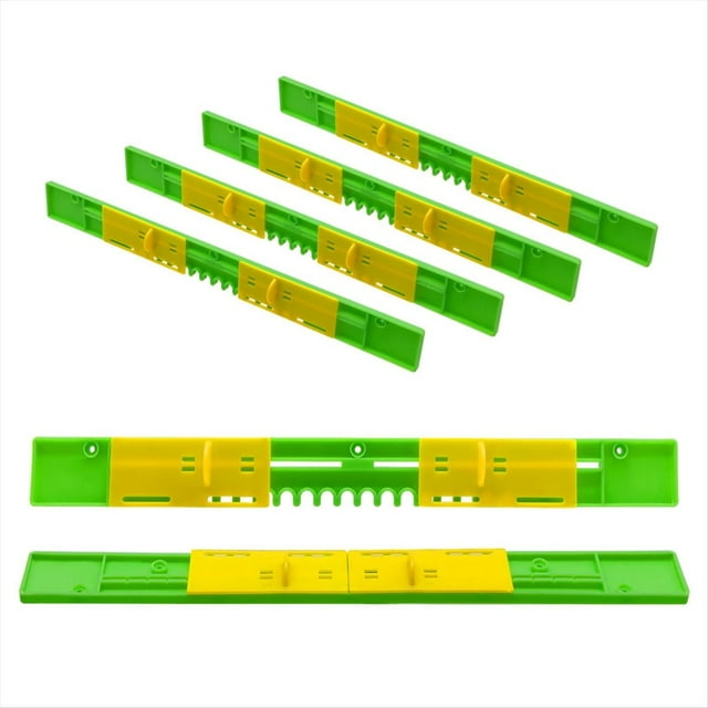 Paquete de 6 Reductores de Entrada de Colmena, Protector de Ratón de Colmena de Abeja, de 8, Protectores de Ratón Deslizantes de Plástico de 12,5 Pulgadas
