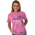 thumbnail image 3 of New York Deer State Shape Filagree NY Women's Graphic T Shirt Tees Brisco Brands S, 3 of 6