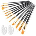 thumbnail image 1 of Round Pointed Tip Brush14Pcs Paint Brush with Nylon Hair Paint Brush Paint Brush Advanced Technology, 1 of 5