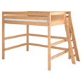 thumbnail image 4 of Camaflexi Twin Size High Loft Bed - Mission Headboard - Lateral Ladder - Natural Finish, 4 of 5