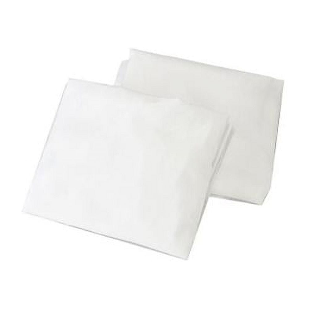L A BABY 3702-19 Fitted Sheet For Compact Crib Natural 100% Cotton Fabric- White