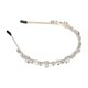 thumbnail image 5 of Diadema anudada Unique Bargains con diamantes de imitación para mujer color blanco, 5 of 7