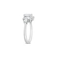 thumbnail image 2 of 2.04 Carat (Ctw) Lab-Created Oval Moissanite Engagement Ring in 10K White Gold for Women, 2 of 6